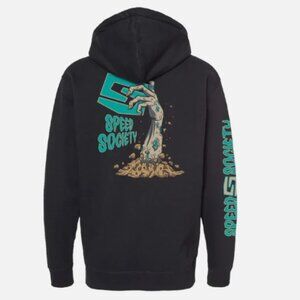 Speed Society Rigor Mortis Full Zip Hoodie Size 3XL Black Limited Edition